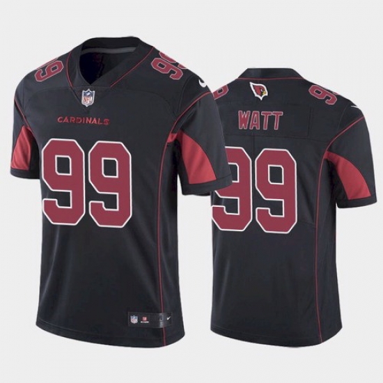 Men Arizona Cardinals 99 J J Watt Color Rush Black Jersey Men Arizona Cardinals 99 J J Watt Color Rush Black Jersey