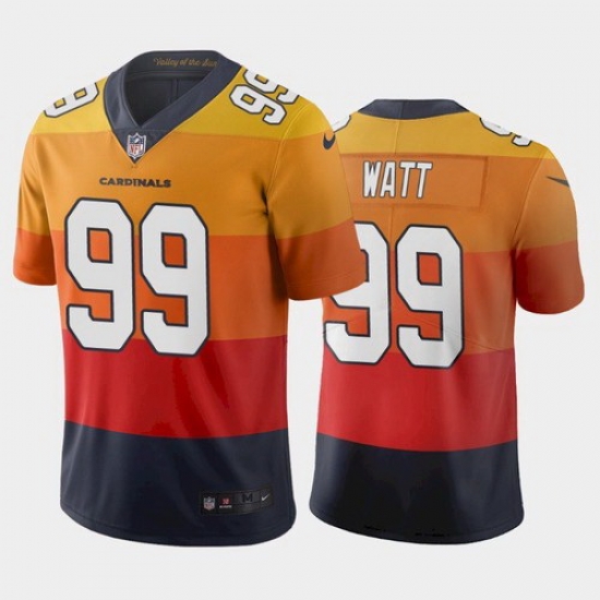 Men Arizona Cardinals 99 J J Watt Sunset Orange City Edition Jersey Men Arizona Cardinals 99 J J Watt Sunset Orange City Edition Jersey