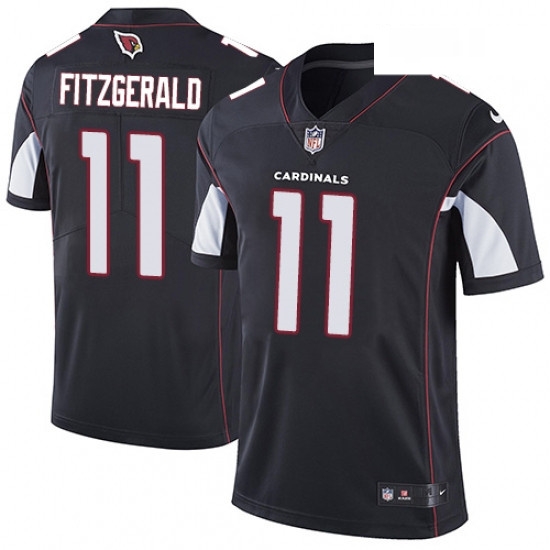 Men Nike Arizona Cardinals 11 Larry Fitzgerald Black Alternate Vapor Untouchable Limited Player NFL Jersey Men Nike Arizona Cardinals 11 Larry Fitzgerald Black Alternate Vapor Untouchable Limited Player NFL Jersey