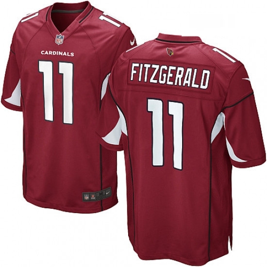Men Nike Arizona Cardinals 11 Larry Fitzgerald Game Red Team Color NFL Jersey Men Nike Arizona Cardinals 11 Larry Fitzgerald Game Red Team Color NFL Jersey