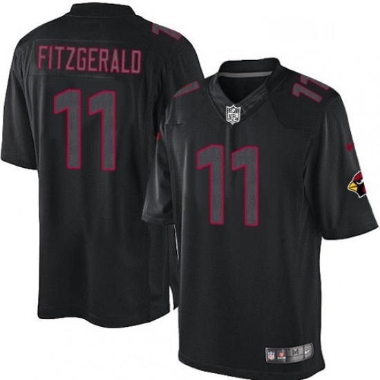 Men Nike Arizona Cardinals 11 Larry Fitzgerald Limited Black Impact NFL Jersey Men Nike Arizona Cardinals 11 Larry Fitzgerald Limited Black Impact NFL Jersey