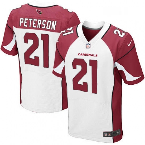 Men Nike Arizona Cardinals 21 Patrick Peterson Elite White NFL Jersey Men Nike Arizona Cardinals 21 Patrick Peterson Elite White NFL Jersey