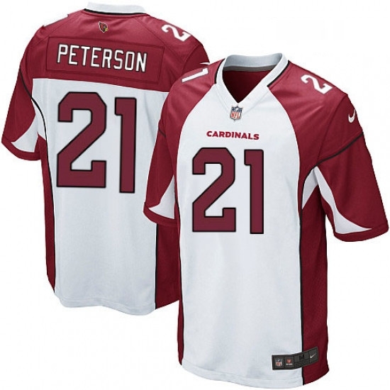 Men Nike Arizona Cardinals 21 Patrick Peterson Game White NFL Jersey Men Nike Arizona Cardinals 21 Patrick Peterson Game White NFL Jersey