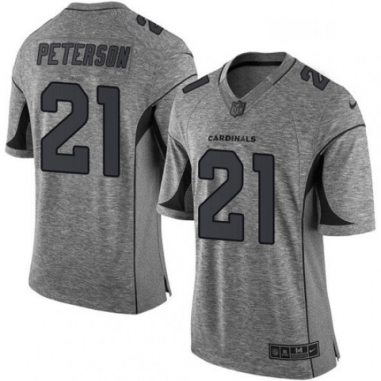Men Nike Arizona Cardinals 21 Patrick Peterson Limited Gray Gridiron NFL Jersey Men Nike Arizona Cardinals 21 Patrick Peterson Limited Gray Gridiron NFL Jersey
