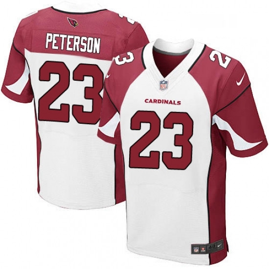 Men Nike Arizona Cardinals 23 Adrian Peterson Elite White NFL Jersey Men Nike Arizona Cardinals 23 Adrian Peterson Elite White NFL Jersey