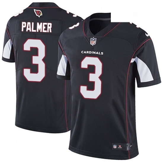Men Nike Arizona Cardinals 3 Carson Palmer Black Alternate Vapor Untouchable Limited Player NFL Jersey Men Nike Arizona Cardinals 3 Carson Palmer Black Alternate Vapor Untouchable Limited Player NFL Jersey