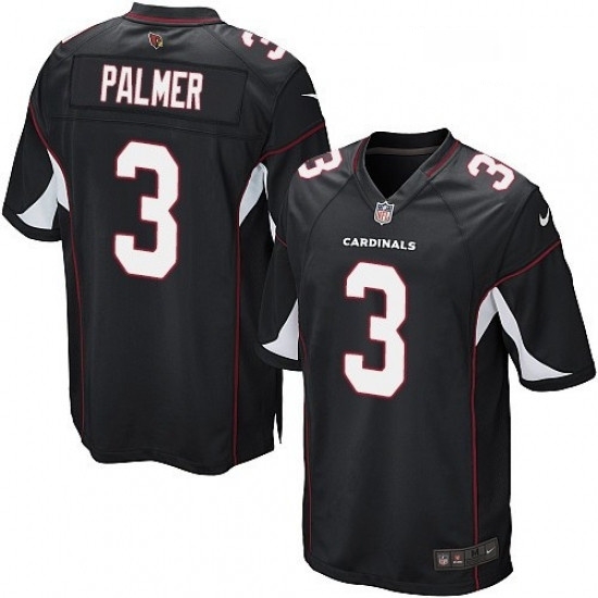 Men Nike Arizona Cardinals 3 Carson Palmer Game Black Alternate NFL Jersey Men Nike Arizona Cardinals 3 Carson Palmer Game Black Alternate NFL Jersey