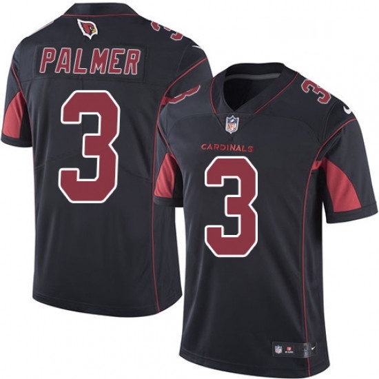 Men Nike Arizona Cardinals 3 Carson Palmer Limited Black Rush Vapor Untouchable NFL Jersey Men Nike Arizona Cardinals 3 Carson Palmer Limited Black Rush Vapor Untouchable NFL Jersey