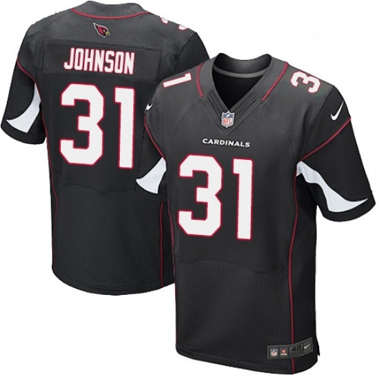 Men Nike Arizona Cardinals 31 David Johnson Elite Black Alternate NFL Jersey Men Nike Arizona Cardinals 31 David Johnson Elite Black Alternate NFL Jersey