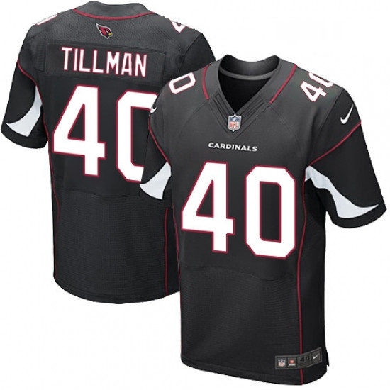 Men Nike Arizona Cardinals 40 Pat Tillman Elite Black Alternate NFL Jersey Men Nike Arizona Cardinals 40 Pat Tillman Elite Black Alternate NFL Jersey