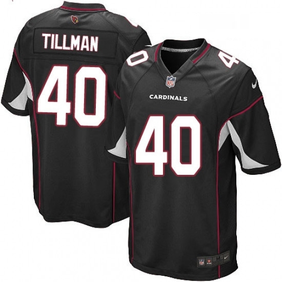 Men Nike Arizona Cardinals 40 Pat Tillman Game Black Alternate NFL Jersey Men Nike Arizona Cardinals 40 Pat Tillman Game Black Alternate NFL Jersey