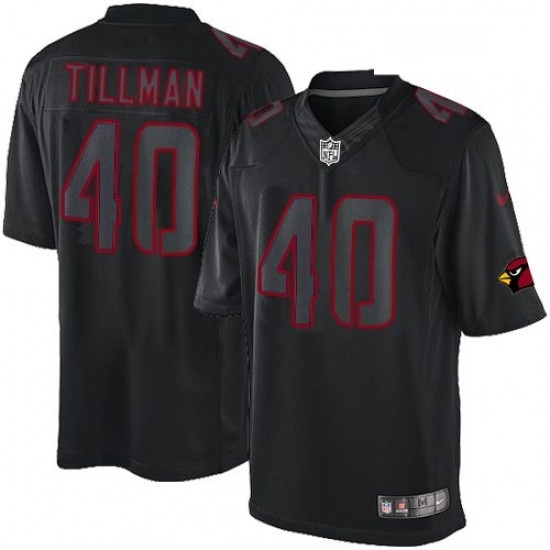 Men Nike Arizona Cardinals 40 Pat Tillman Limited Black Impact NFL Jersey Men Nike Arizona Cardinals 40 Pat Tillman Limited Black Impact NFL Jersey