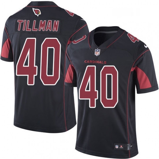 Men Nike Arizona Cardinals 40 Pat Tillman Limited Black Rush Vapor Untouchable NFL Jersey Men Nike Arizona Cardinals 40 Pat Tillman Limited Black Rush Vapor Untouchable NFL Jersey