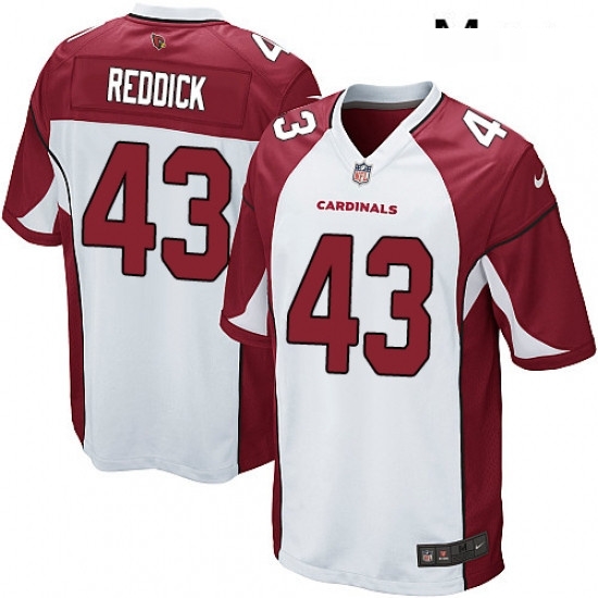 Men Nike Arizona Cardinals 43 Haason Reddick Game White NFL Jersey Men Nike Arizona Cardinals 43 Haason Reddick Game White NFL Jersey