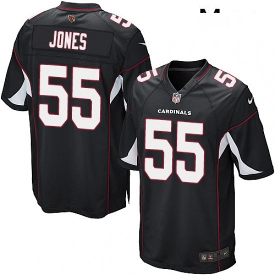 Men Nike Arizona Cardinals 55 Chandler Jones Game Black Alternate NFL Jersey Men Nike Arizona Cardinals 55 Chandler Jones Game Black Alternate NFL Jersey