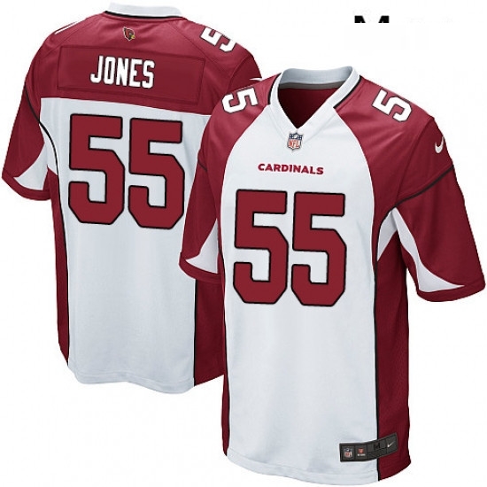 Men Nike Arizona Cardinals 55 Chandler Jones Game White NFL Jersey Men Nike Arizona Cardinals 55 Chandler Jones Game White NFL Jersey
