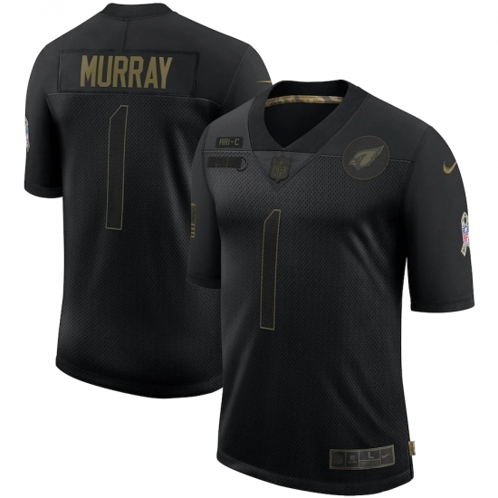 Men's Arizona Cardinals #1 Kyler Murray Black Nike 2020 Salute To Service Limited Jersey Men's Arizona Cardinals #1 Kyler Murray Black Nike 2020 Salute To Service Limited Jersey
