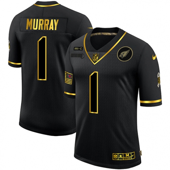 Nike Arizona Cardinals 1 Kyler Murray Black Gold 2020 Salute To Service Limited Jersey Nike Arizona Cardinals 1 Kyler Murray Black Gold 2020 Salute To Service Limited Jersey