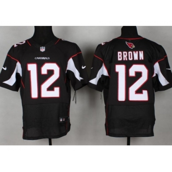 Nike Arizona Cardinals 12 John Brown Black Elite NFL Jersey Nike Arizona Cardinals 12 John Brown Black Elite NFL Jersey