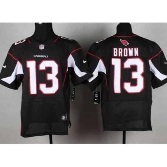 Nike Arizona Cardinals 13 Jaron Brown Black Elite NFL Jersey Nike Arizona Cardinals 13 Jaron Brown Black Elite NFL Jersey