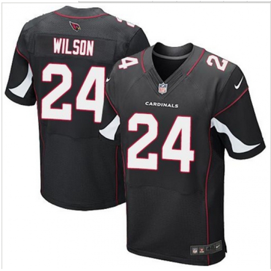 Nike Arizona Cardinals #24 Adrian Wilson Black Alternate Men 27s Stitched NFL Elite Jersey Nike Arizona Cardinals #24 Adrian Wilson Black Alternate Men 27s Stitched NFL Elite Jersey