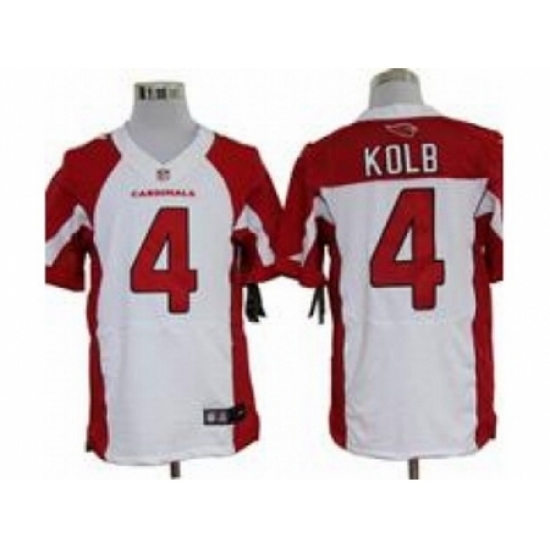 Nike Arizona Cardinals 4 Kevin Kolb White Elite NFL Jersey Nike Arizona Cardinals 4 Kevin Kolb White Elite NFL Jersey