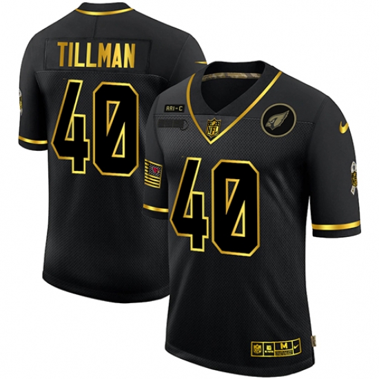 Nike Arizona Cardinals 40 Pat Tillman Black Gold 2020 Salute To Service Limited Jersey Nike Arizona Cardinals 40 Pat Tillman Black Gold 2020 Salute To Service Limited Jersey