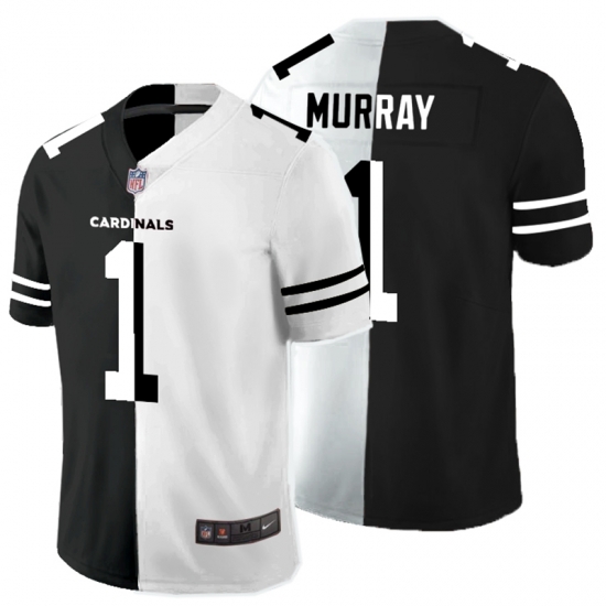 Nike Cardinals 1 Kyler Murray Black And White Split Vapor Untouchable Limited Jersey Nike Cardinals 1 Kyler Murray Black And White Split Vapor Untouchable Limited Jersey