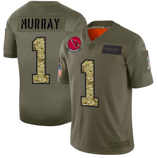 Nike Cardinals 1 Kyler Murray Olive Camo Men Stitched Football Limited 2019 Salute To Service Jersey Nike Cardinals 1 Kyler Murray Olive Camo Men Stitched Football Limited 2019 Salute To Service Jersey