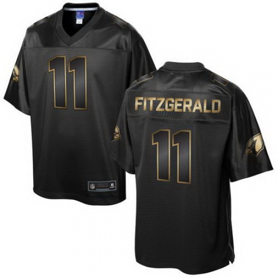 Nike Cardinals #11 Larry Fitzgerald Pro Line Black Gold Collection Mens Stitched NFL Game Jersey Nike Cardinals #11 Larry Fitzgerald Pro Line Black Gold Collection Mens Stitched NFL Game Jersey
