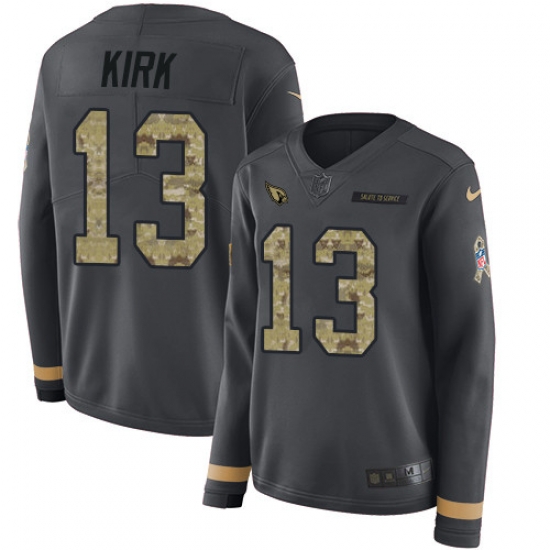 Nike Cardinals #13 Christian Kirk Anthracite Salute to Service Nike Cardinals #13 Christian Kirk Anthracite Salute to Service