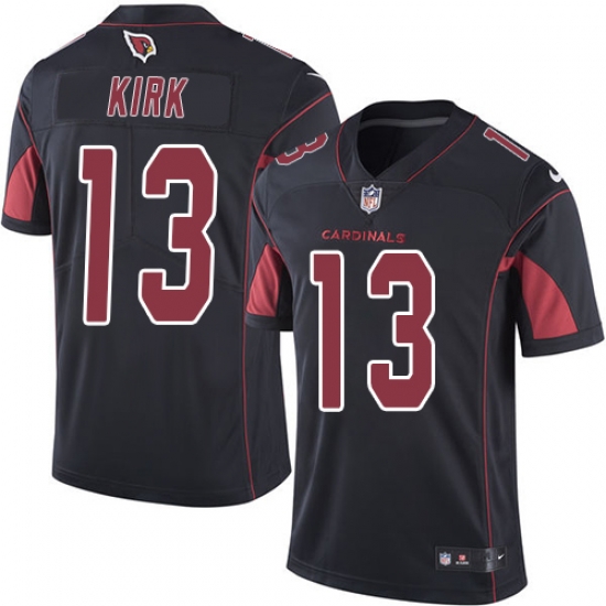 Nike Cardinals #13 Christian Kirk Black Mens Stitched NFL Limited Rush Jersey Nike Cardinals #13 Christian Kirk Black Mens Stitched NFL Limited Rush Jersey