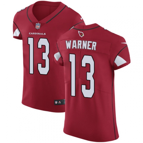 Nike Cardinals #13 Kurt Warner Red Team Color Mens Stitched NFL Vapor Untouchable Elite Jersey Nike Cardinals #13 Kurt Warner Red Team Color Mens Stitched NFL Vapor Untouchable Elite Jersey