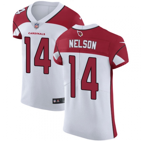 Nike Cardinals #14 J J Nelson White Mens Stitched NFL Vapor Untouchable Elite Jersey Nike Cardinals #14 J J Nelson White Mens Stitched NFL Vapor Untouchable Elite Jersey