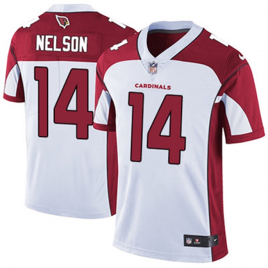 Nike Cardinals #14 J J Nelson White Mens Stitched NFL Vapor Untouchable Limited Jersey Nike Cardinals #14 J J Nelson White Mens Stitched NFL Vapor Untouchable Limited Jersey