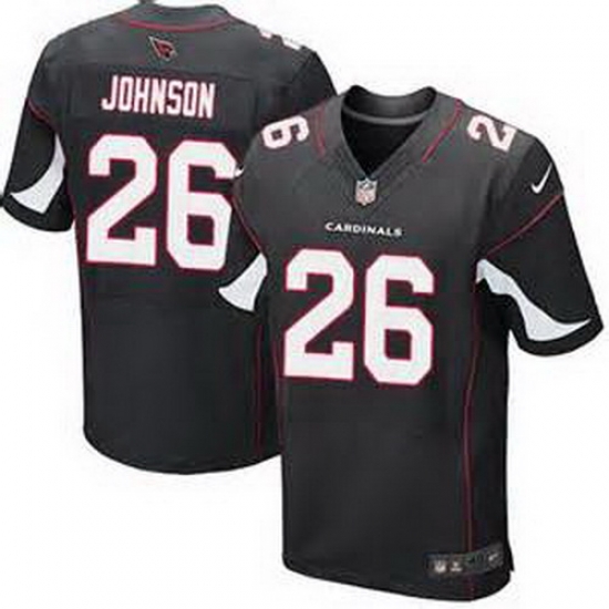 Nike Cardinals #26 Rashad Johnson Black Alternate Mens Stitched NFL Elite Jersey Nike Cardinals #26 Rashad Johnson Black Alternate Mens Stitched NFL Elite Jersey