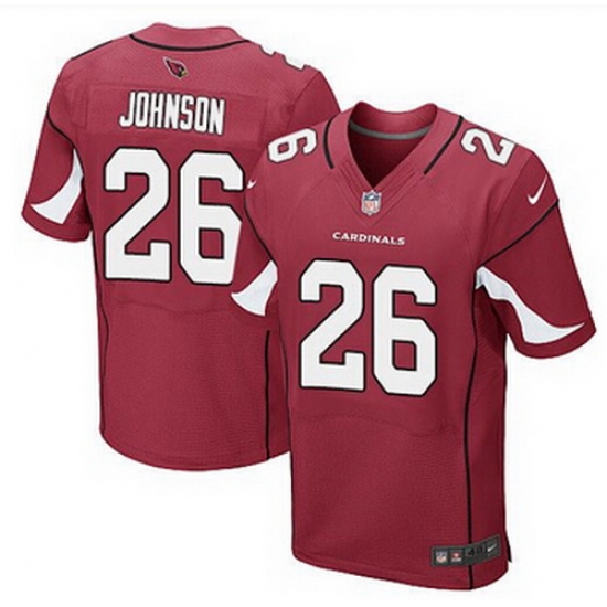 Nike Cardinals #26 Rashad Johnson Red Team Color Mens Stitched NFL Elite Jersey Nike Cardinals #26 Rashad Johnson Red Team Color Mens Stitched NFL Elite Jersey