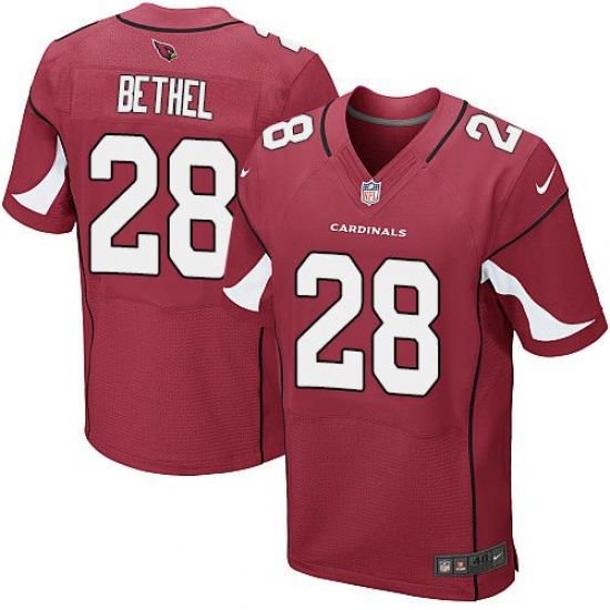 Nike Cardinals #28 Justin Bethel Red Team Color Mens Stitched NFL Elite Jersey Nike Cardinals #28 Justin Bethel Red Team Color Mens Stitched NFL Elite Jersey