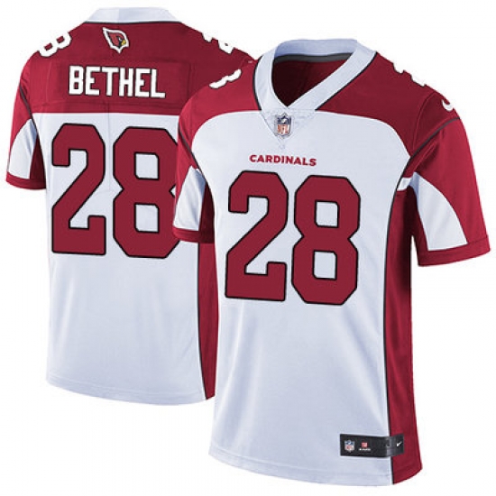 Nike Cardinals #28 Justin Bethel White Mens Stitched NFL Vapor Untouchable Limited Jersey Nike Cardinals #28 Justin Bethel White Mens Stitched NFL Vapor Untouchable Limited Jersey