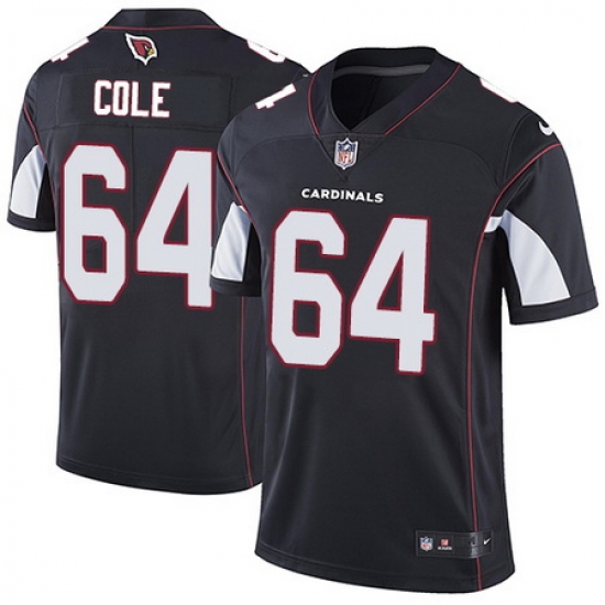 Nike Cardinals #64 Mason Cole Black Alternate Mens Stitched NFL Vapor Untouchable Limited Jersey Nike Cardinals #64 Mason Cole Black Alternate Mens Stitched NFL Vapor Untouchable Limited Jersey