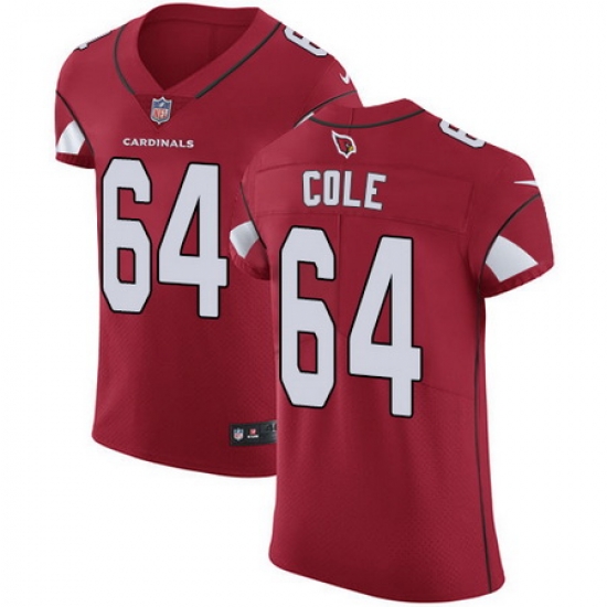 Nike Cardinals #64 Mason Cole Red Team Color Mens Stitched NFL Vapor Untouchable Elite Jersey Nike Cardinals #64 Mason Cole Red Team Color Mens Stitched NFL Vapor Untouchable Elite Jersey
