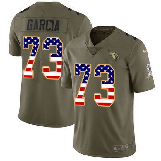 Nike Cardinals 73 Max Garcia Olive USA Flag Men Stitched NFL Limited 2017 Salute To Service Jersey Nike Cardinals 73 Max Garcia Olive USA Flag Men Stitched NFL Limited 2017 Salute To Service Jersey