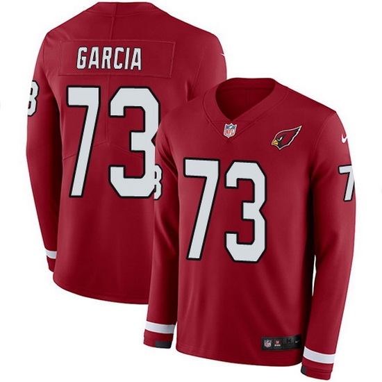 Nike Cardinals 73 Max Garcia Red Team Color Men Stitched NFL Limited Therma Long Sleeve Jersey Nike Cardinals 73 Max Garcia Red Team Color Men Stitched NFL Limited Therma Long Sleeve Jersey