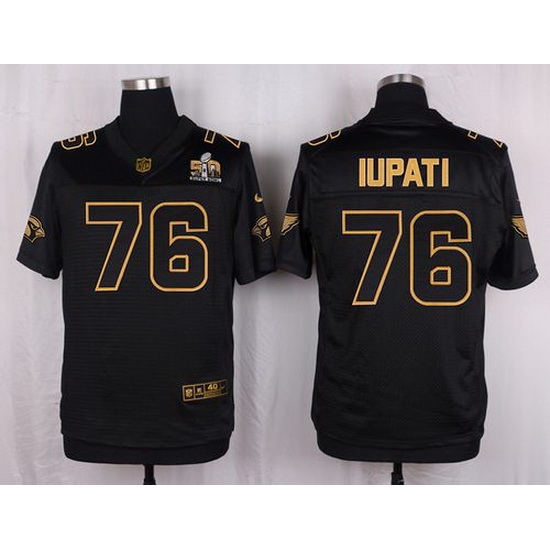 Nike Cardinals #76 Mike Iupati Pro Line Black Gold Collection Mens Stitched NFL Elite Jersey Nike Cardinals #76 Mike Iupati Pro Line Black Gold Collection Mens Stitched NFL Elite Jersey
