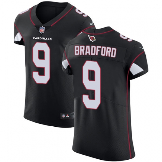 Nike Cardinals #9 Sam Bradford Black Alternate Mens Stitched NFL Vapor Untouchable Elite Jersey Nike Cardinals #9 Sam Bradford Black Alternate Mens Stitched NFL Vapor Untouchable Elite Jersey
