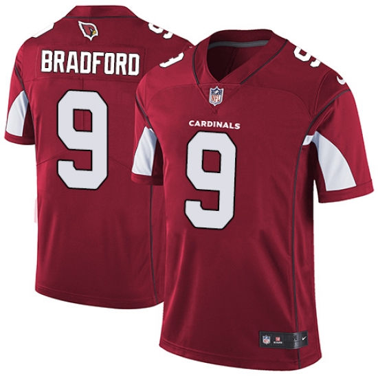 Nike Cardinals #9 Sam Bradford Red Team Color Mens Stitched NFL Vapor Untouchable Limited Jersey Nike Cardinals #9 Sam Bradford Red Team Color Mens Stitched NFL Vapor Untouchable Limited Jersey