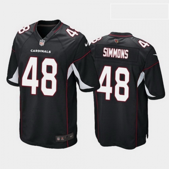 men isaiah simmons arizona cardinals black alternate game jersey men isaiah simmons arizona cardinals black alternate game jersey