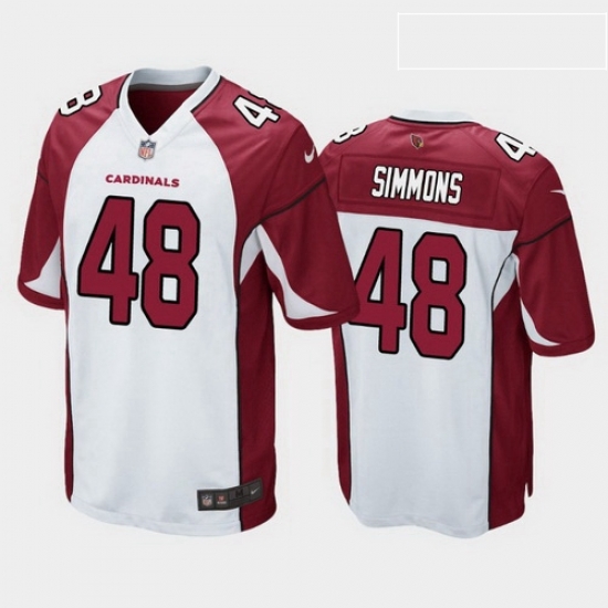 men isaiah simmons arizona cardinals white game jersey men isaiah simmons arizona cardinals white game jersey