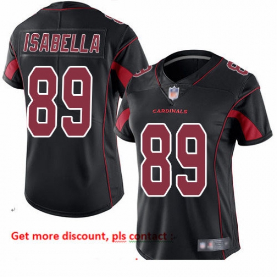 Cardinals 89 Andy Isabella Black Women Stitched Football Limited Rush Jersey Cardinals 89 Andy Isabella Black Women Stitched Football Limited Rush Jersey