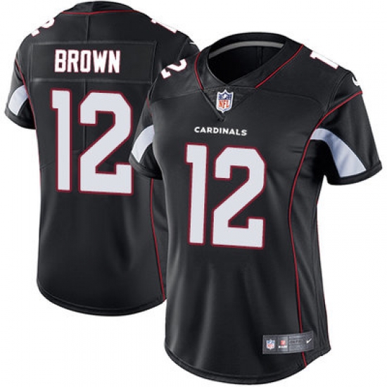Nike Cardinals #12 John Brown Black Alternate Womens Stitched NFL Vapor Untouchable Limited Jersey Nike Cardinals #12 John Brown Black Alternate Womens Stitched NFL Vapor Untouchable Limited Jersey